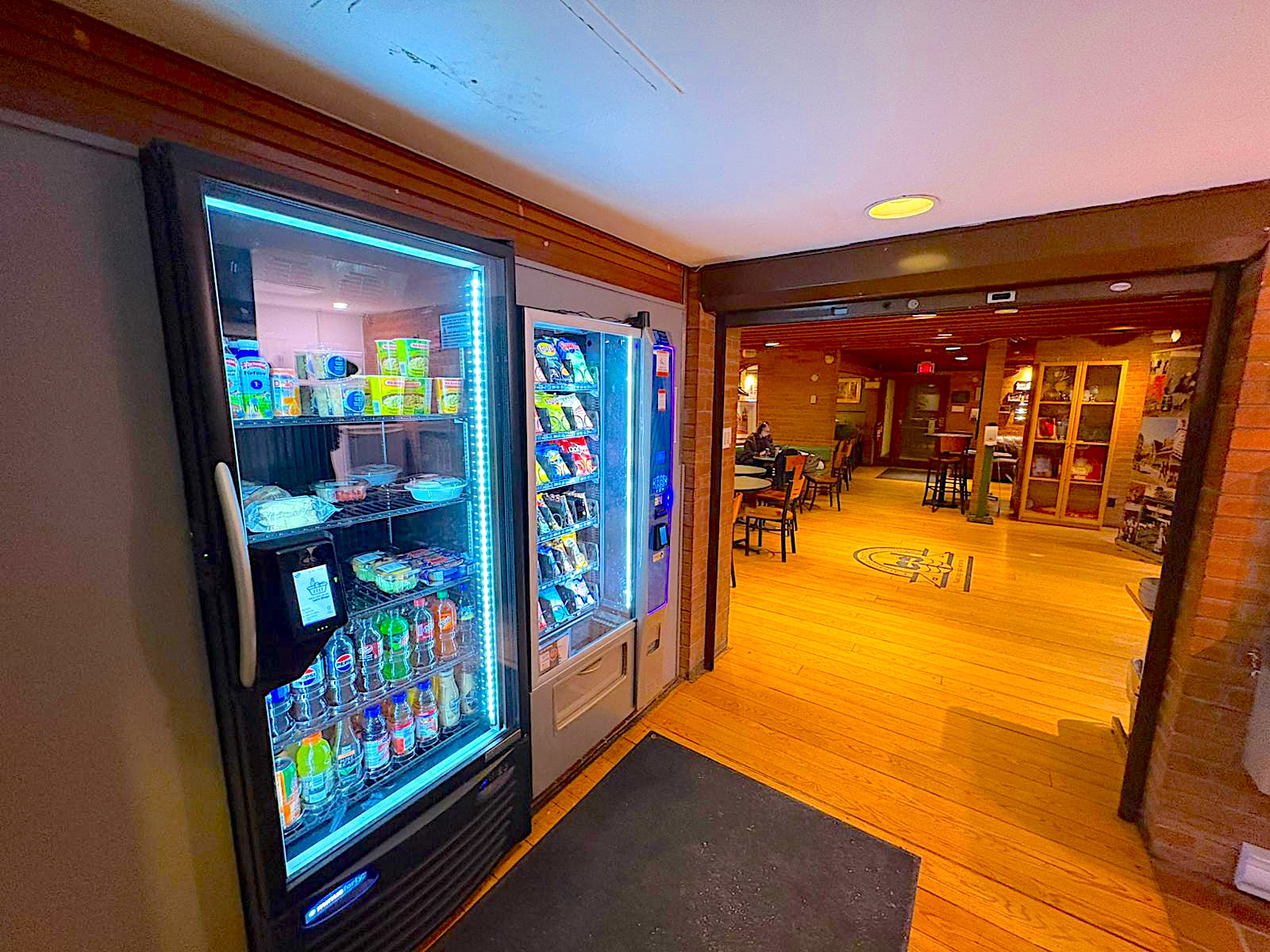 The Trend's vending machines, replacing the previous food service. Photo by Alex Friesen.